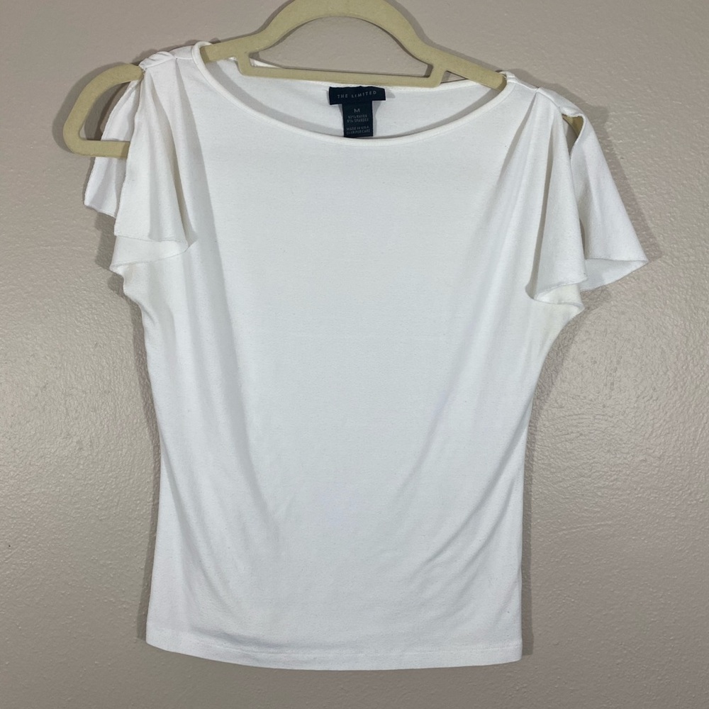 LIMITED flutter sleeve top